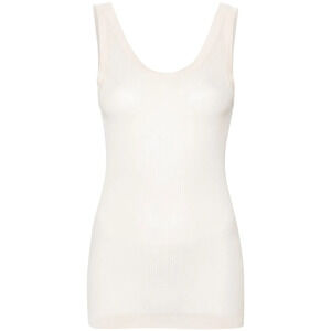Lemaire Ribbed Ivory Tank Top Size S